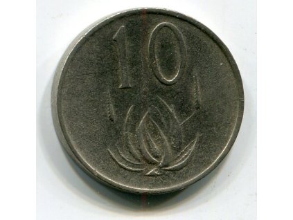JIHOAFRICKÁ REPUBLIKA. 10 cents 1970.