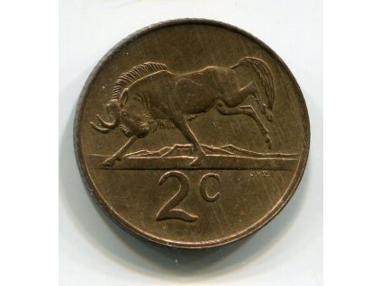 JIHOAFRICKÁ REPUBLIKA. 2 cents 1988.