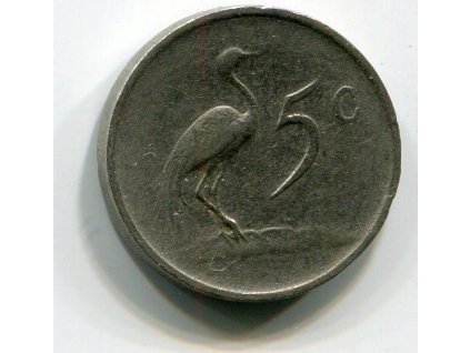 JIHOAFRICKÁ REPUBLIKA. 5 cents 1970.