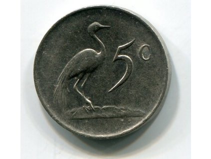 JIHOAFRICKÁ REPUBLIKA. 5 cents 1976.