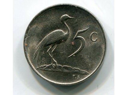 JIHOAFRICKÁ REPUBLIKA. 5 cents 1977.