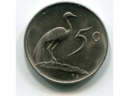 JIHOAFRICKÁ REPUBLIKA. 5 cents 1977.