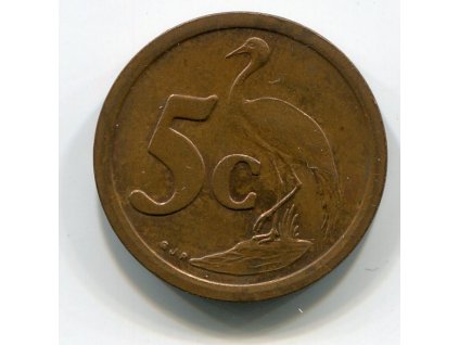 JIHOAFRICKÁ REPUBLIKA. 5 cents 1993.