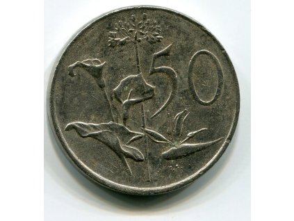 JIHOAFRICKÁ REPUBLIKA. 50 cents 1989.