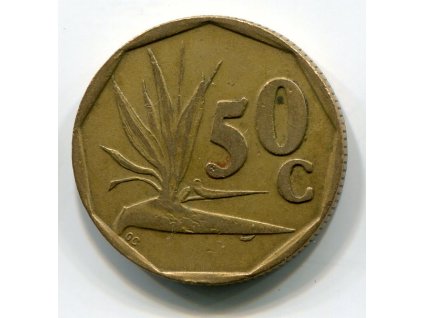 JIHOAFRICKÁ REPUBLIKA. 50 cents 1991.