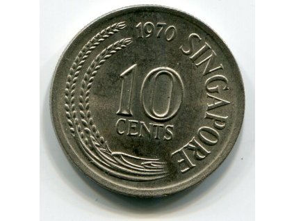 SINGAPUR. 10 cents 1970.