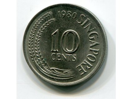 SINGAPUR. 10 cents 1980.