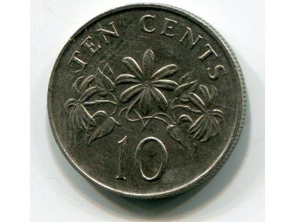 SINGAPUR. 10 cents 1989.