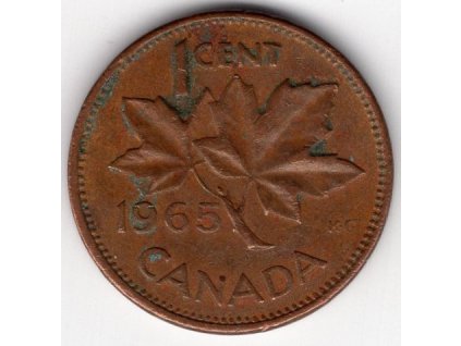 KANADA. 1 cent 1965. KM-59.1