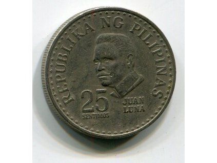 FILIPÍNY. 25 sentimos 1981.