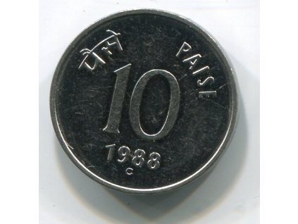 INDIE. 10 paise 1988/C.