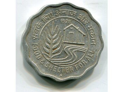 INDIE. 10 paise 1978, diamant.