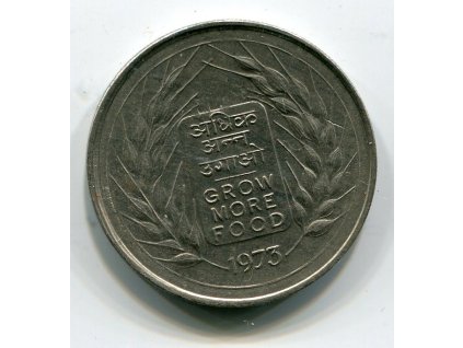 INDIE. 50 paise 1973. b.zn.