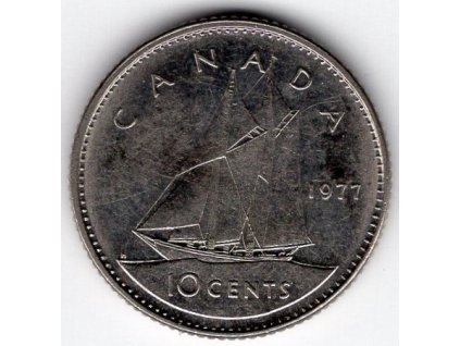 KANADA. 10 cents 1977. KM-77.1.