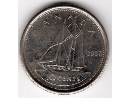 KANADA. 10 cents 2007 P. KM-492.