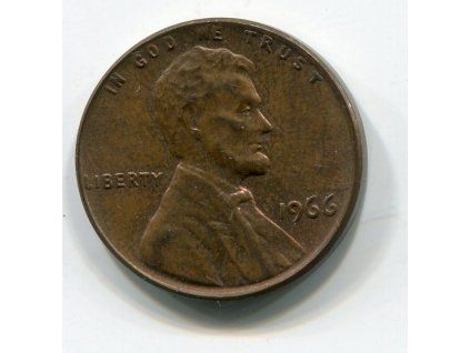 USA. 1 cent 1966. KM-201