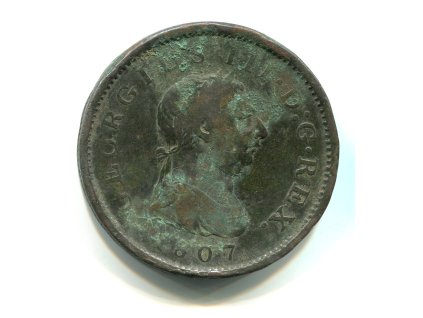 Velká Británie. 1 penny 1807.