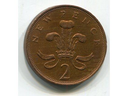 VELKÁ BRITÁNIE. 2 pence 1978.