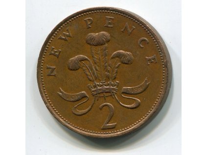 VELKÁ BRITÁNIE. 2 pence 1978.