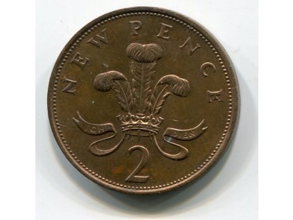 VELKÁ BRITÁNIE. 2 pence 1977.