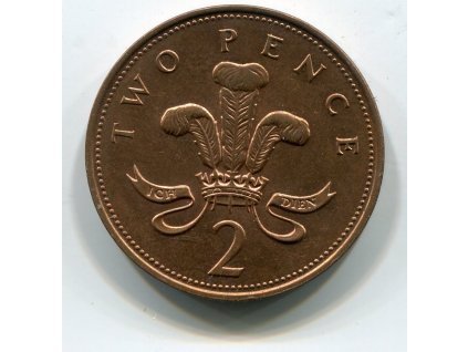 VELKÁ BRITÁNIE. 2 pence 1994.