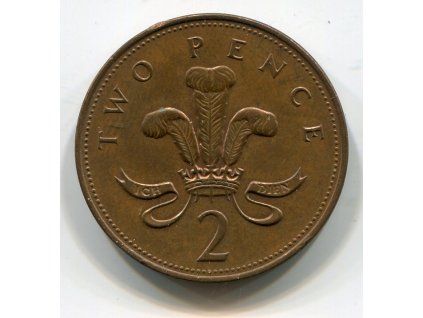 VELKÁ BRITÁNIE. 2 pence 1997.