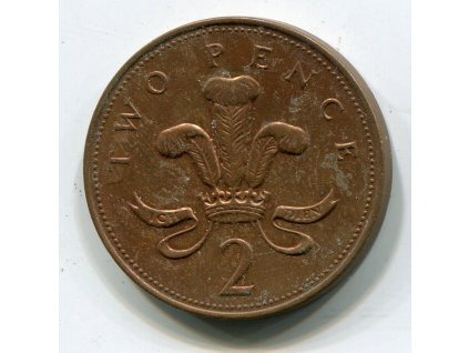 VELKÁ BRITÁNIE. 2 pence 1997.