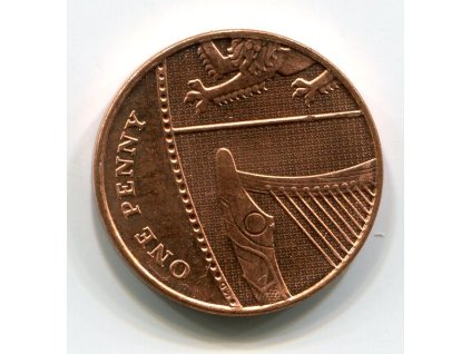 VELKÁ BRITÁNIE. 1 penny 2010.