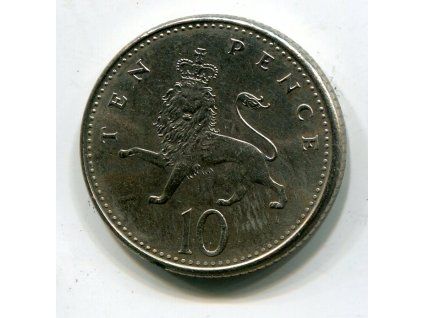 VELKÁ BRITÁNIE. 10 pence 1992.