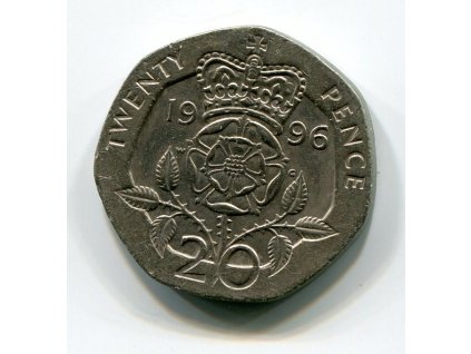 VELKÁ BRITÁNIE. 20 pence 1996.