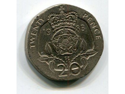 VELKÁ BRITÁNIE. 20 pence 1983.
