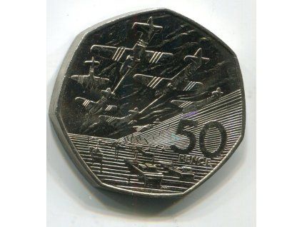 Velká Británie. 50 pence 1994. D-Day.