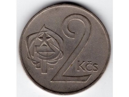 ČESKOSLOVENSKO. 2 koruny 1975.