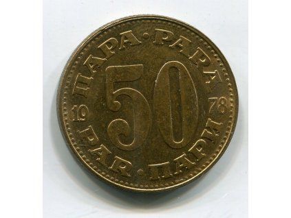 JUGOSLÁVIE. 50 para 1978.