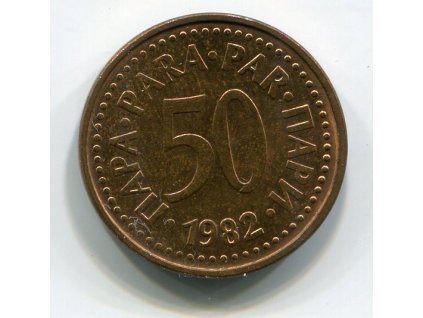 JUGOSLÁVIE. 50 para 1982.