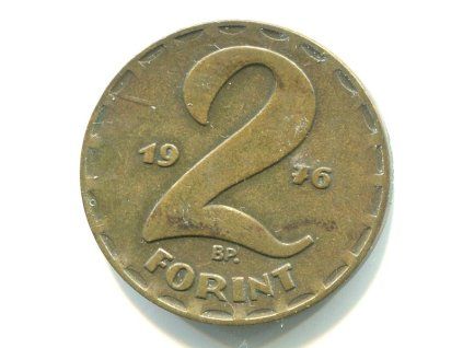 MAĎARSKO. 2 forint 1976.