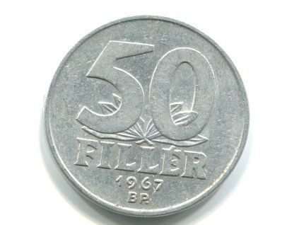 MAĎARSKO. 50 fillér 1967.