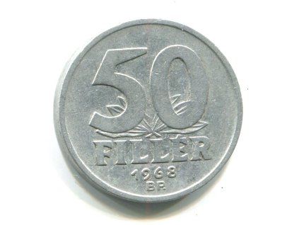 MAĎARSKO. 50 fillér 1968.