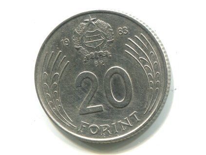 MAĎARSKO. 20 forint 1983.