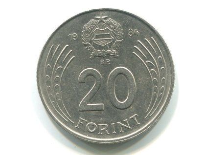 MAĎARSKO. 20 forint 1984.