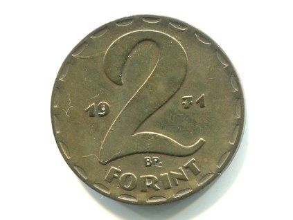 MAĎARSKO. 2 forint 1971.