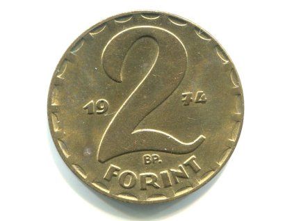 MAĎARSKO. 2 forint 1974.