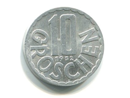 RAKOUSKO. 10 Groschen 1952.