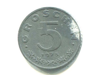 RAKOUSKO. 5 Groschen 1975.