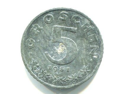 RAKOUSKO. 5 Groschen 1951.