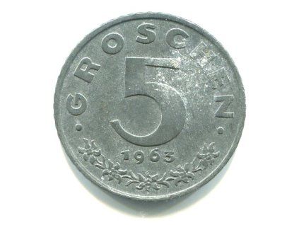 RAKOUSKO. 5 Groschen 1963.