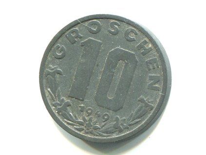RAKOUSKO. 10 Groschen 1949.