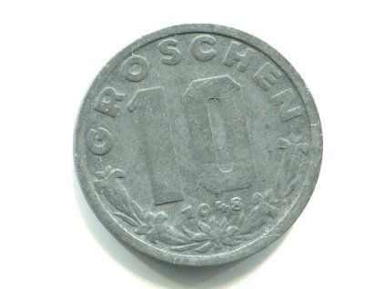 RAKOUSKO. 10 Groschen 1948.