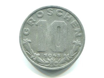 RAKOUSKO. 10 Groschen 1948.