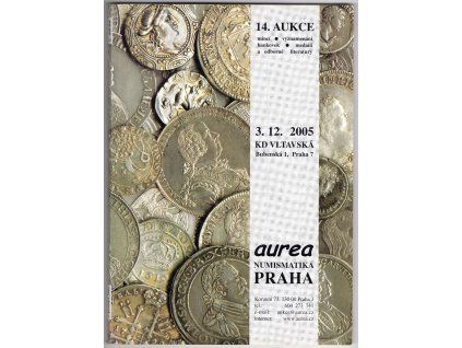 Aukční katalog firmy Aurea Praha, č. 14 / 3.12.2005.